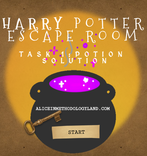 harry potter escape room potion