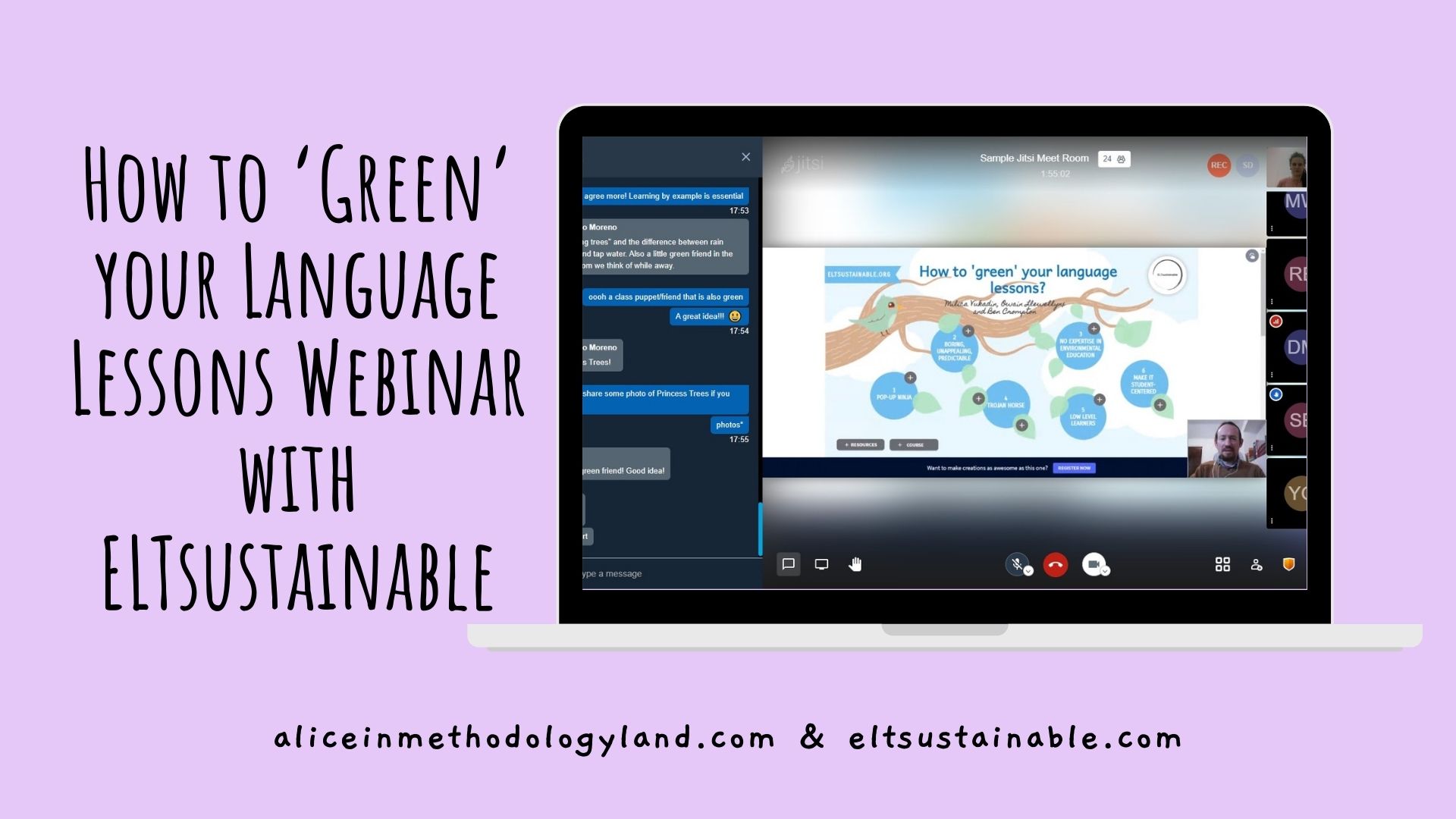 How to ‘Green’ your Language Lessons Webinar with ELTsustainable: Sustainable English Lessons