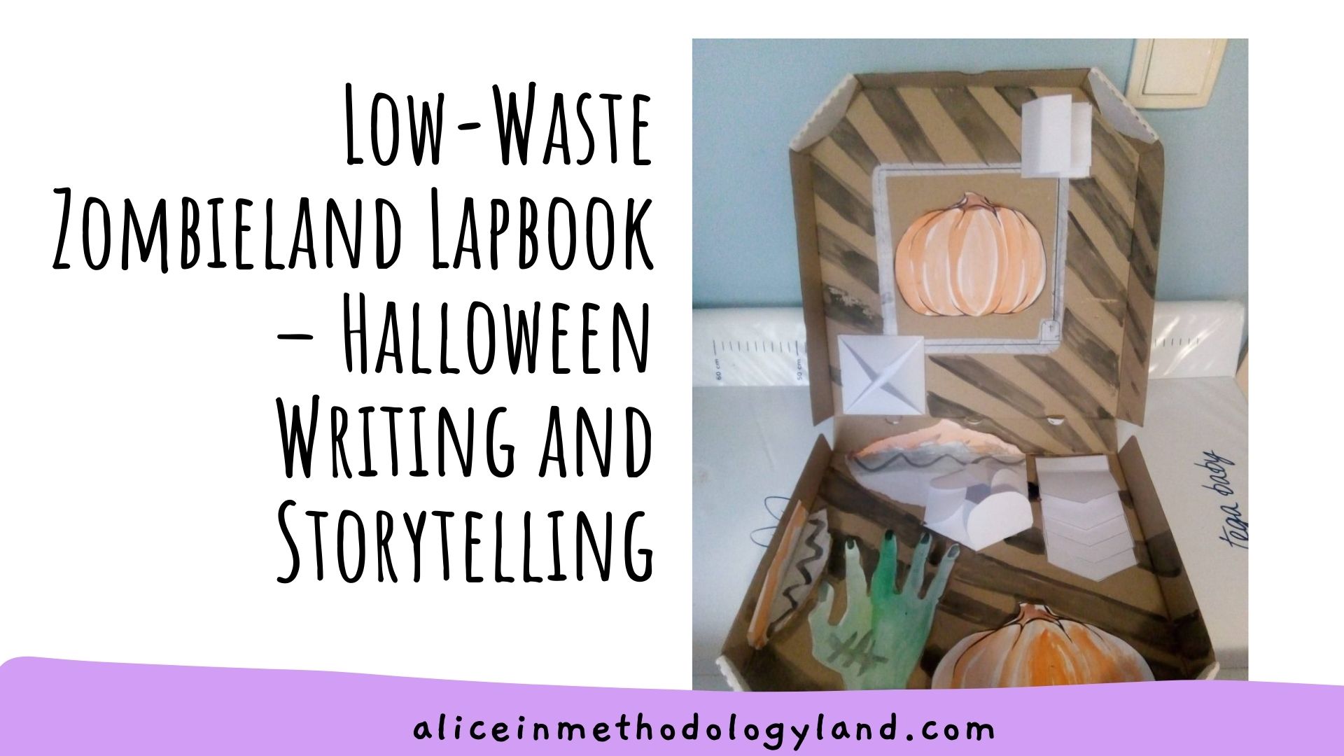 🎃Low-Waste Zombieland Lapbook – Halloween Writing and Storytelling