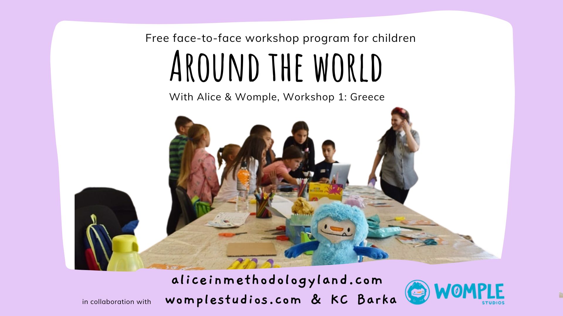 Around the World with Alice & Womple: Workshop reflection 1 – Greece