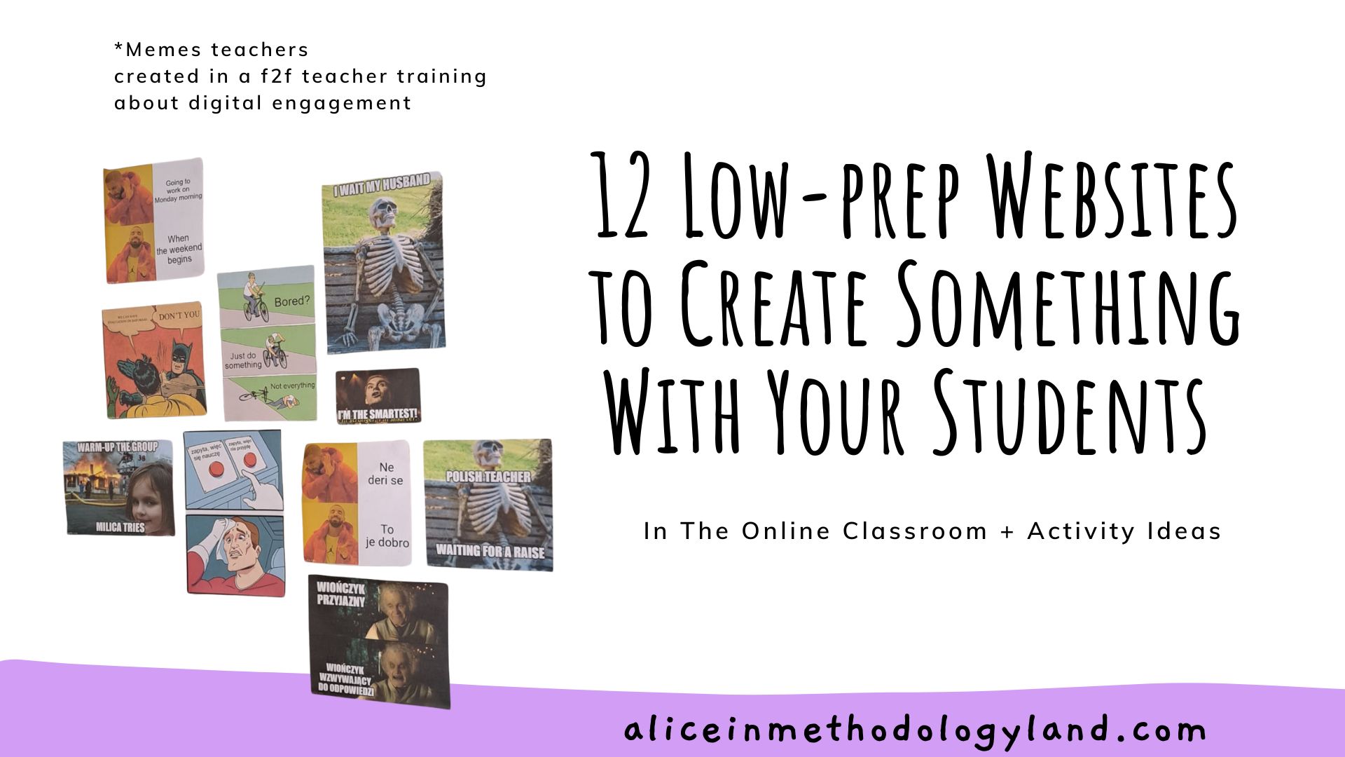 12 Low-prep Websites to Create Something With Your Students in Class + Activity Ideas – (A New 2024 List)